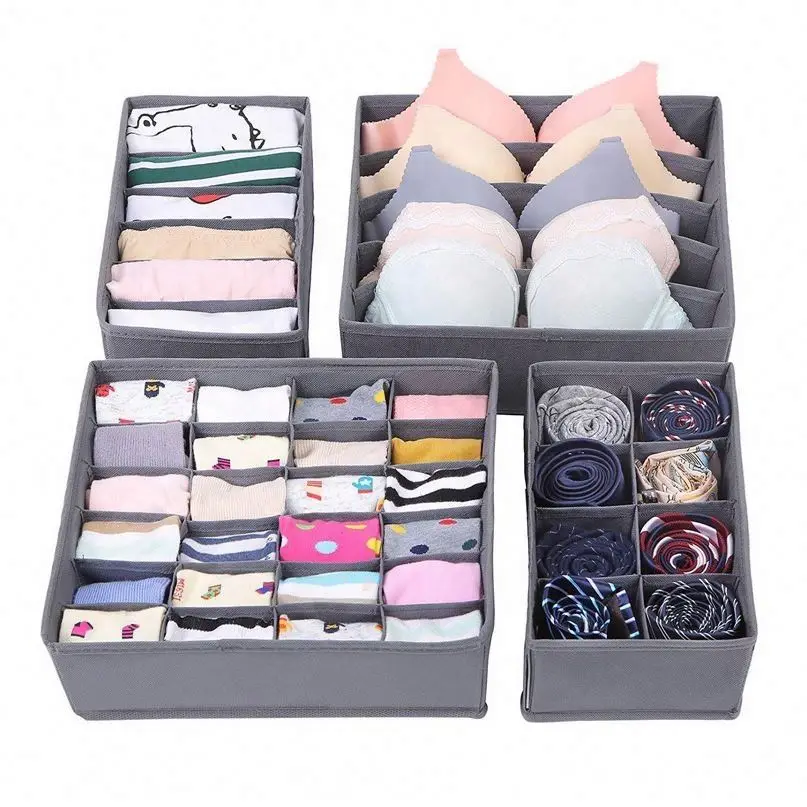 Wardrobe closet organizer underwear sock closet organizer