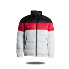 Jacket Custom Men Outdoor Warm Puffer Jacket Stand Collar Winter Jacket For 3 Different Color