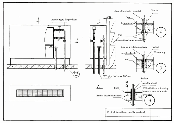 Fan Coil Unit, Ceiling, 36000btu - detail 24