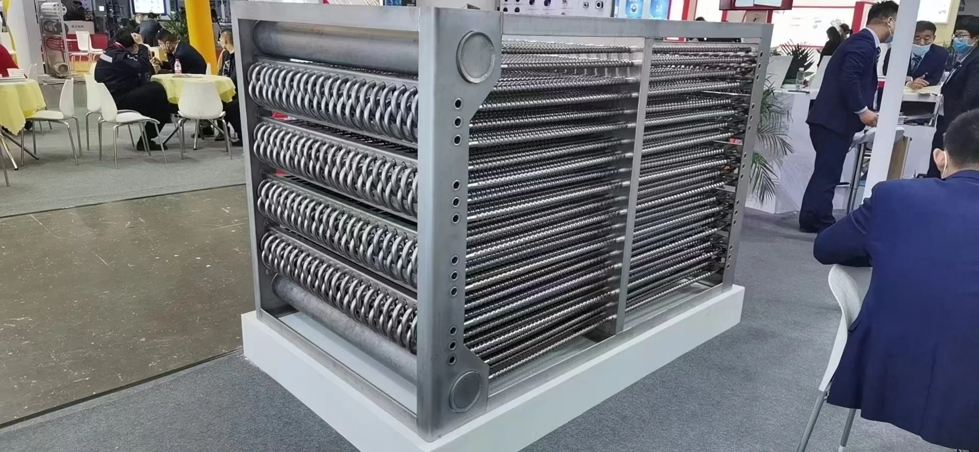 Stainless Steel Corrugated Tube Heat Evaporative Condenser Exchanger