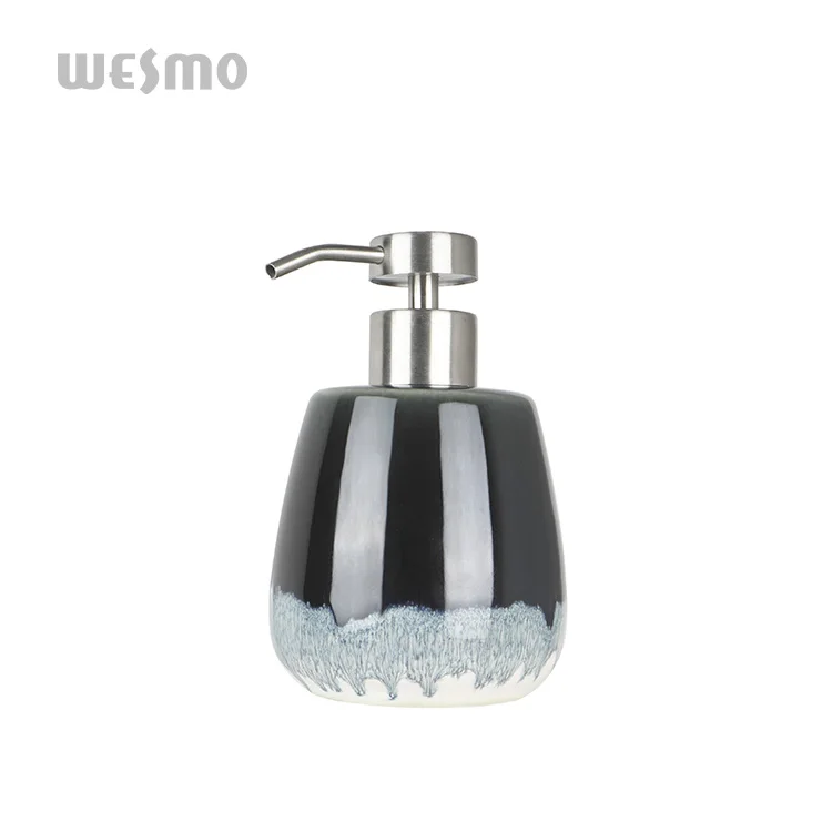 Luxury Ceramic Household Soap Dispenser And Toothbrush Holder Set Bathroom Accessories Set Dispenser
