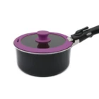 Lid Pot Pot Lid 22cm Silicone Cookware Parts Non-stick Pan Glass Gap Lid Pot Cover Match With Removable Handle