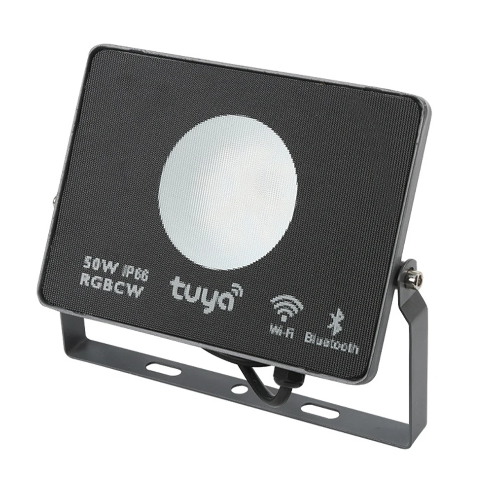 Smart Life App Cob Smart Control Landscape Spotlight 50w 150w IP65 RGBW Wifi Facade Led Flood Lighting