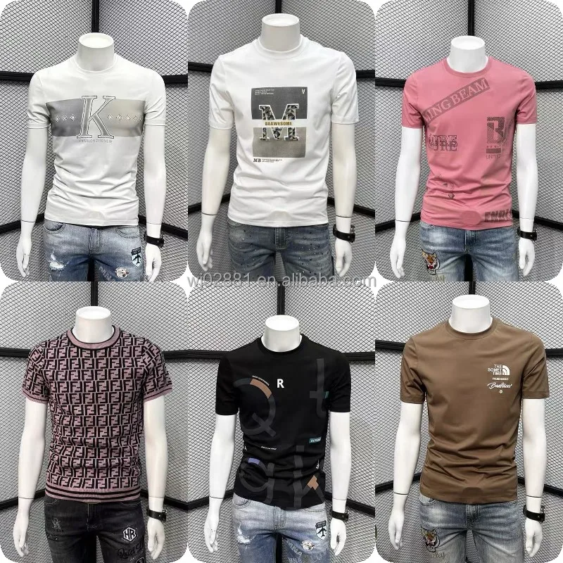 Wholesale Fashion Casual Design Pattern Printing Custom Street Clothing Men's T-Shirt