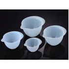 New Kitchenware Silicone Measuring Cup Storage Glass For Soup 4 Pcs