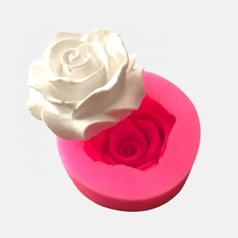 2021 3D Rose Flower Silicone Fondant Cake Decorating Chocolate Baking Mold Tool 