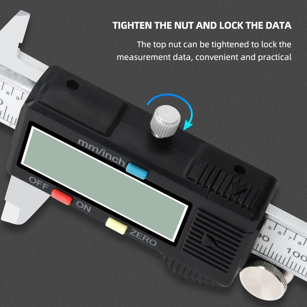 150 mm Digital Electronic Gauge Stainless Steel Vernier 150mm 6inch Caliper Micrometer