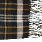 Woven Scarf 100% Silk Woven Brushed Tassel Woven Jacquard Scarf Factory
