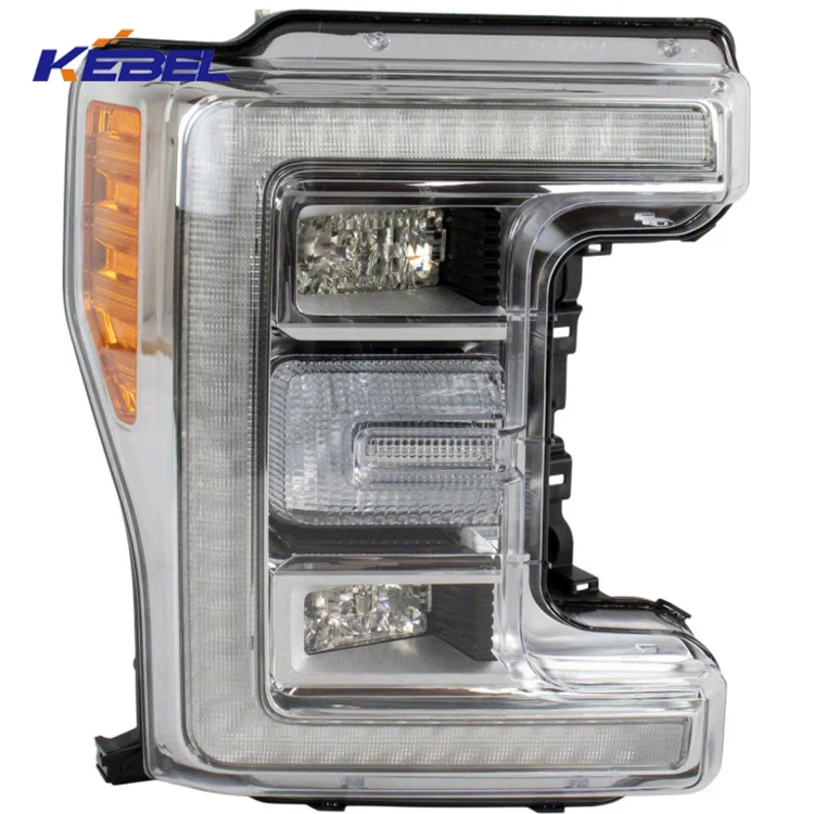 Brilliant LED Double Lens Headlights for Superior Visibility - Enhanced Safety and Style for Ford F-250 2017-2019 factory