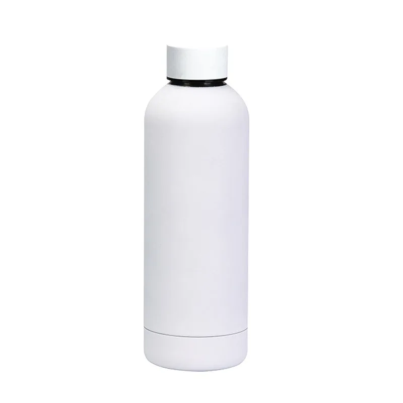 Promotional New Custom Logo Double Wall Stainless Steel Vacuum Small Mouth Water Bottle