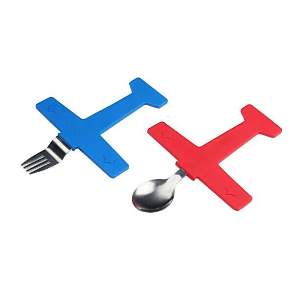 Airplane Spoon and Fork Set 