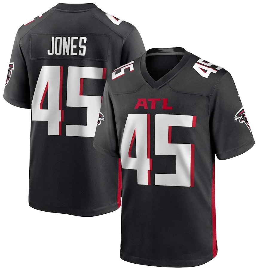 Camiseta De Fútbol Americano Para Hombre,Uniforme Del Equipo Falcon S,Color  Negro,De La Ciudad De Los Estados Unidos,Venta De Tot,N. °  18,Calvino,Ridley #8,Disney Pitts - Buy Fútbol Americano De La Nfl De  Desgaste,11