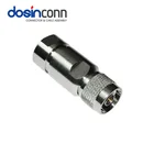 Type N Connector N Male Connector Straight 50ohm Clamp Type For RG213 RG214 LMR195 LMR200