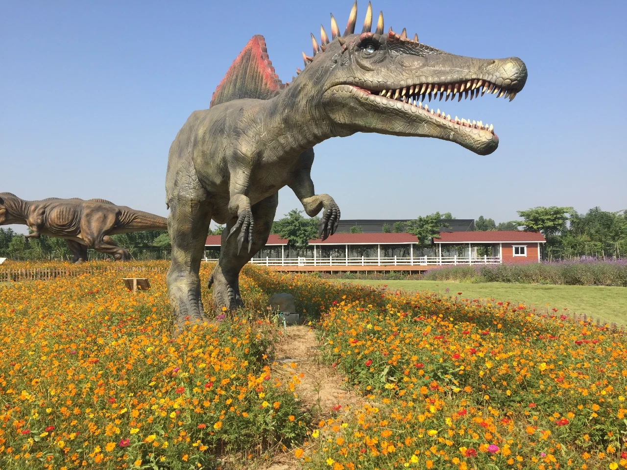 product buy animatronic dinosaur sculpture large dinosaurios montable giant animatronic spinosaurus-3