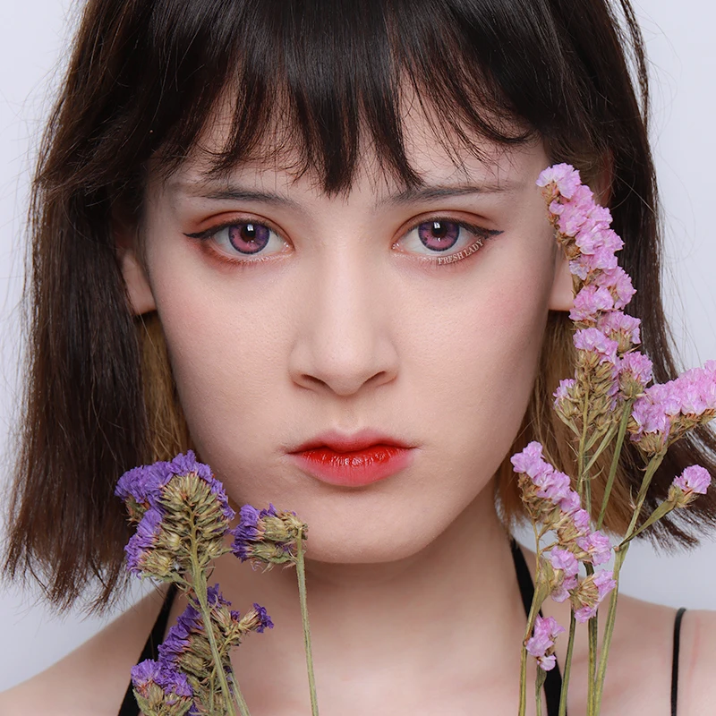 Liangguo Fresh Lady colored contact lens natural color prescription eye contact lenses