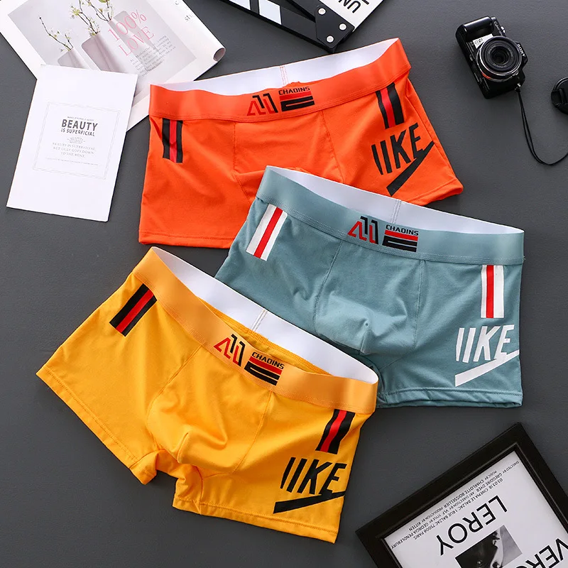 Wholesale Oem Underwear Men Brand Boxers Shorts Underpants Panties Briefs 95% Cotton Boxer Men's Underwear