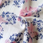 Cotton Cotton Fabric 100% 100% Cotton Print Crepe Crinkle Fabric For Women Kids Baby Clothing Plain Dyed