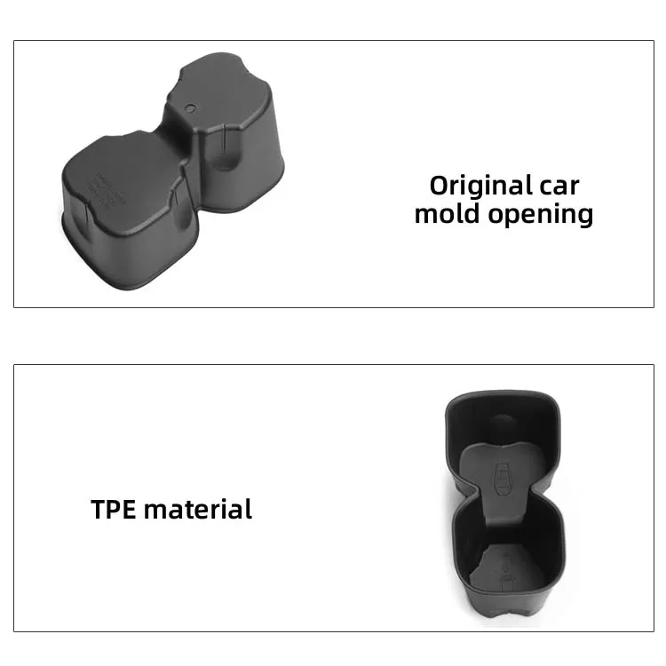 حامل أكواب الماء الكسوة TPE سيارة التحكم المركزي زجاجة الشرب حامل الكأس غطاء إطاري لتصنيع BYD النورس 2023