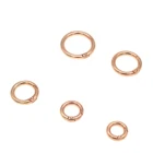 Spring Ring Open O Ring Leather Bag Dog Collar Circle Round Ring Metal Buckle Bag Parts Clip Snap Split Gate Buckle