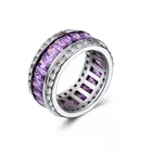 Zircon Ring Zirconzircon Colored Diamond Full Lady's Zircon Ring