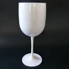 Cup Glass Custom Logo 16oz PP Cup Colored Plastic Champagne Flute Glass Plastic Goblet