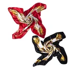 Scarfs Scarf Women BSCI China Shenzhen Red Black Floral Print Fashion Summer Best Selling Scarfs Shawls Women