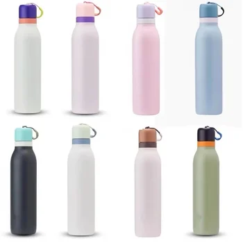 Hot Custom Direct Drinking Travel Water Bottle Thermal Insulation Smart Reminder Water Bottle Back School Gym Outdoor Logo