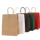 Bags Bag High Quality Colorful Kraft Paper Bags Custom Print With Handles Paper Kraft Bag