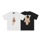 Wholesale Clothes Casual Hip Hop Trousers Loose Crop Printing Oversize Men T Shirt
