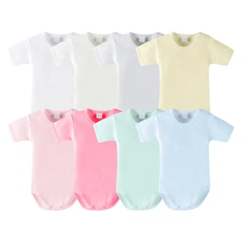 Custom Toddler Jumpsuits Infant Body Pajamas Clothing Newborn Bodysuits 100% Cotton Ropa De Bebe Clothes Baby Boys' Rompers