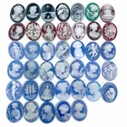 Hot Sale Natural Cameo Agate Cabochon Gemstone Natural Animal Portrait Pendants Agate Cameo DIY Jewelry Making
