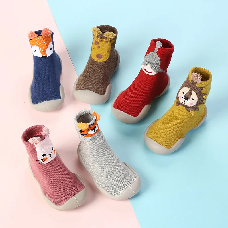 Boys and Girls Floor Socks Baby Silicone Soft Sole Socks men and Indoor Non-slip Toddler Shoes