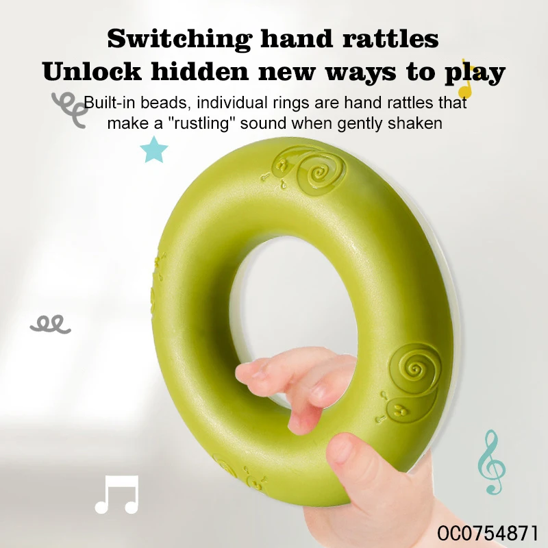 Sale developmental new born baby montessori circle stacking rings baby toy