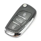 Key After Market 3 Buttons Car Remote Key With 434 MHz ID46 FSK Chip For P-eugeot 307