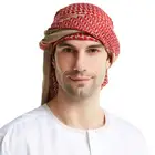 Sell Well New Type Fashion Scarf Muslim Arab High-grade Wool Men's Headscarf