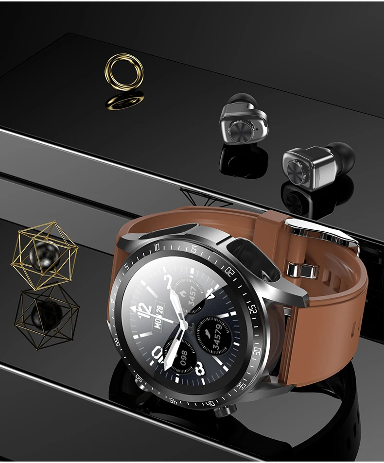 2022 New Arrival Smart Watch Jm03 With Headphones 2 In 1smart Watch And