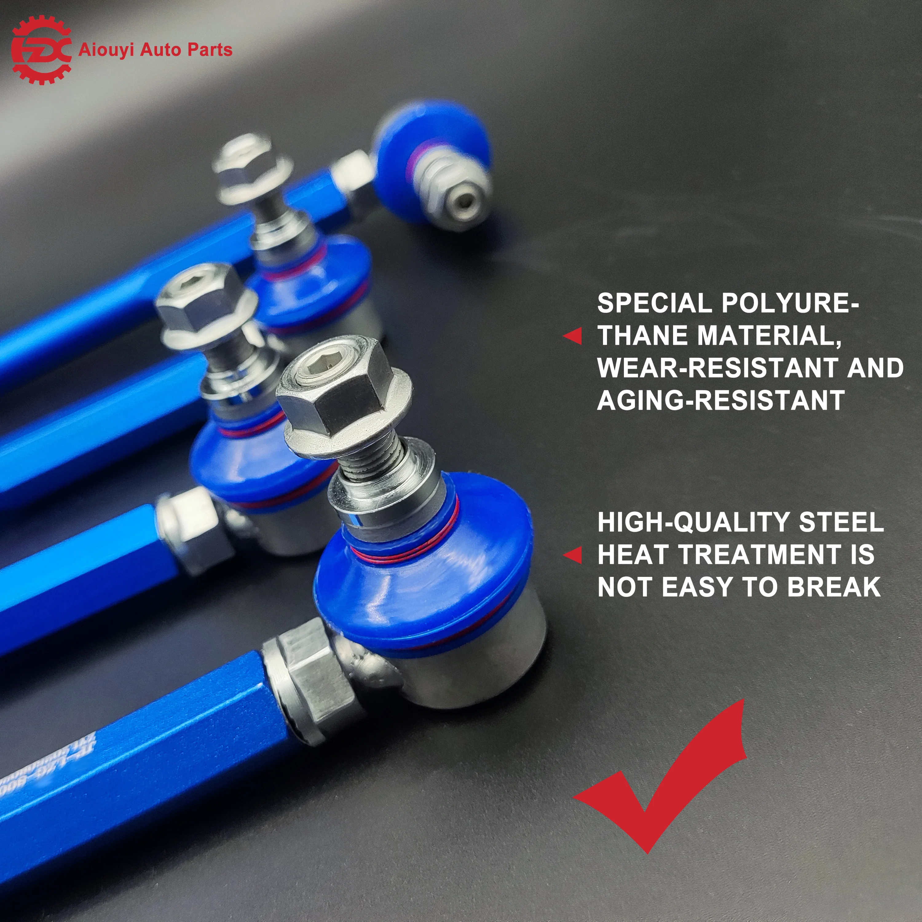 product adjustable front rear sway bar end link for toyota 4runner fj cruiser land cruiser prado lc120 lc150-6