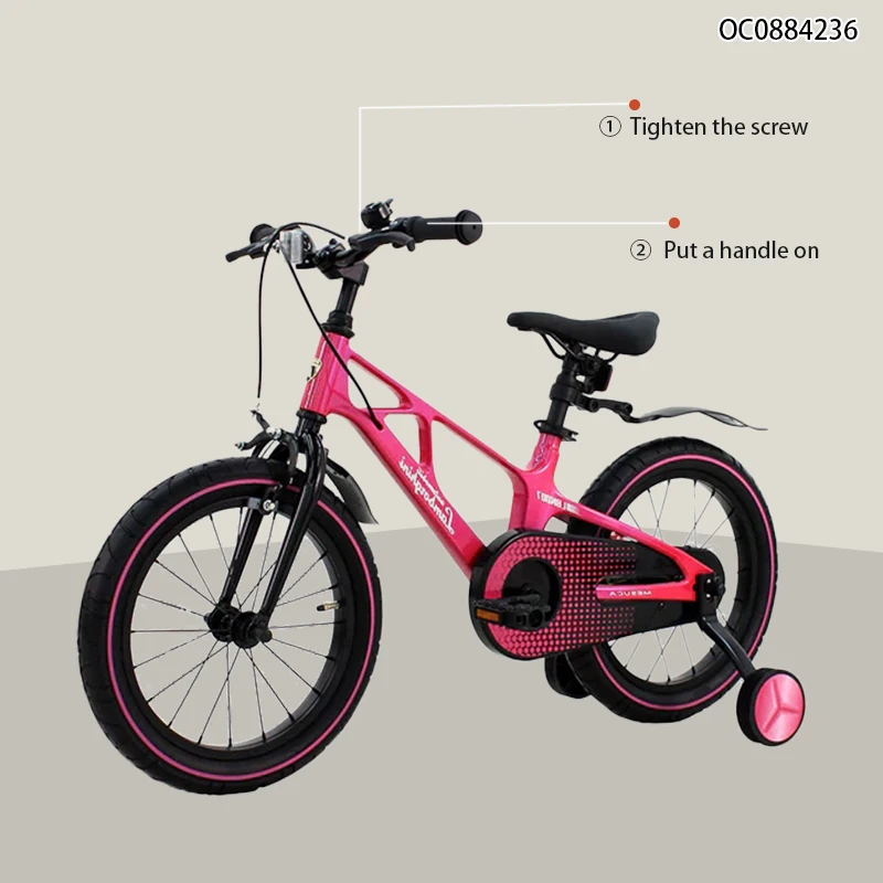 Magnesium alloy 3 wheel bike kids 14 inch bycycle children's bike 3-8 year for sale