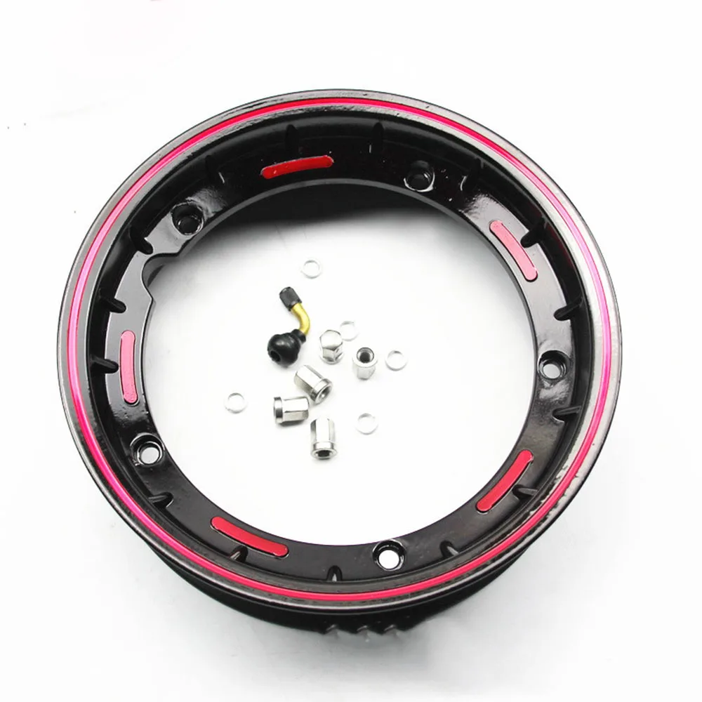 High Quality 2.5*10 Black Motorcycle Aluminum Alloy Wheel Rim Replacement New Condition Great Price Wholesale 1 Year Warranty