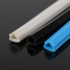 Strip Heat Resistant Waterproof U Shape Pvc Rubber Soft Sealing Strip For 4040 Aluminium Profile