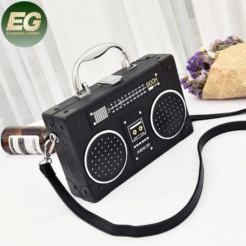Details about New Girls Shoulder Harajuku Bag Handbag Radio Music Tape