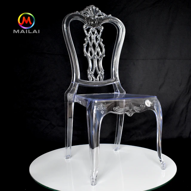 acrylic throne chair