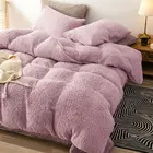 Comforter Desinger Super Soft Cheap Home Fluffy Faux Fur Teddy Comforter Sets