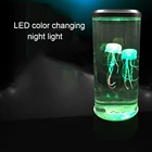 Night Light Kids Lamp 2021 New Kids Jelly Fish Led Night Lights Jellyfish Lamp LED Fantasy Lava Lamp