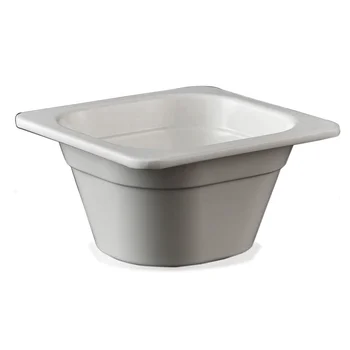 Wholesale Restaurant Serving Plastic Gastronorm containers GN 1/6  Melamine Tray