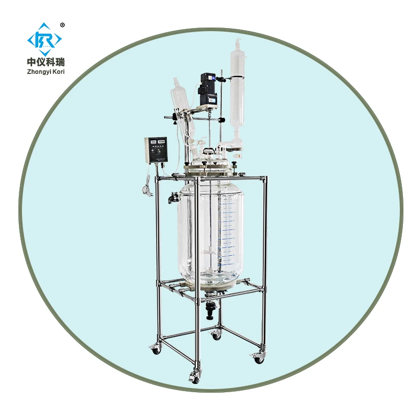 SF-200l    200L Jacketed Glass Reactor price