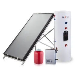 150L Split Flat Plate Solar Water Heater System Working Station Included Efficient Solar Collector factory