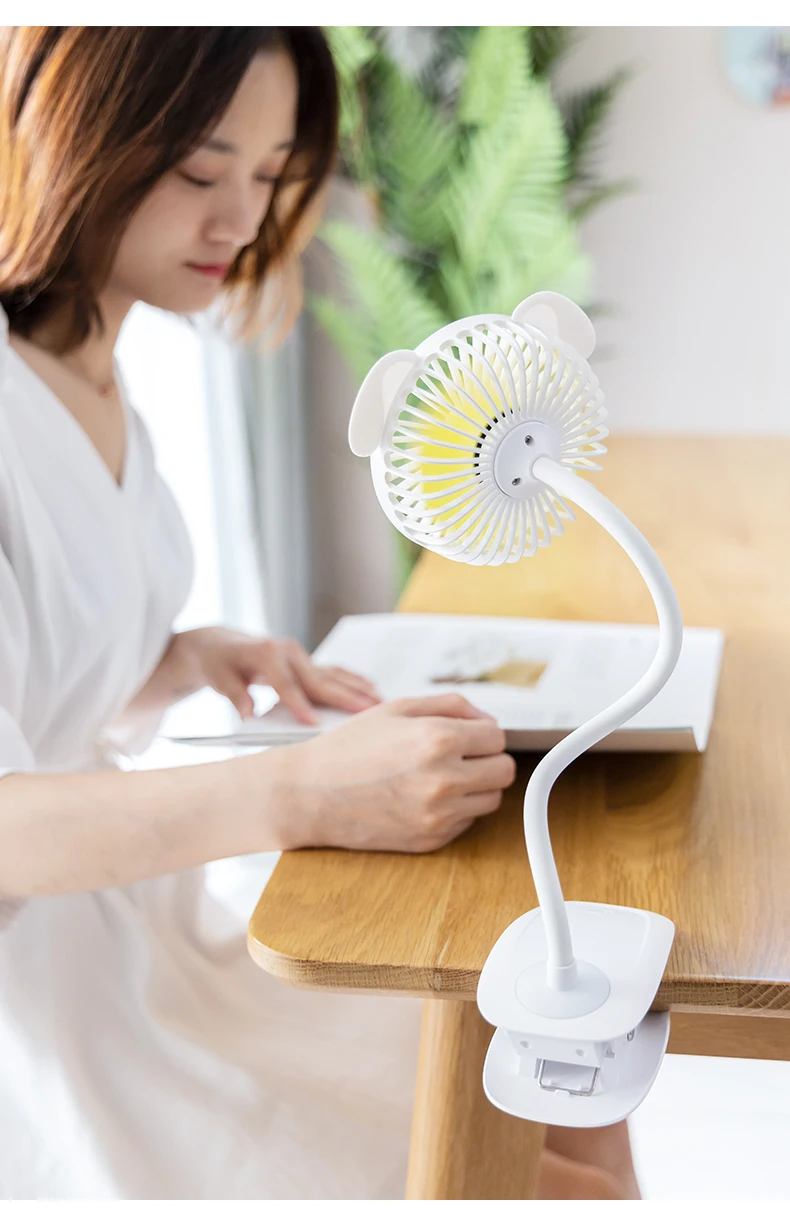 Rechargeable Mini Desk Fan, USB, DC5V-1A, Battery - detail 20