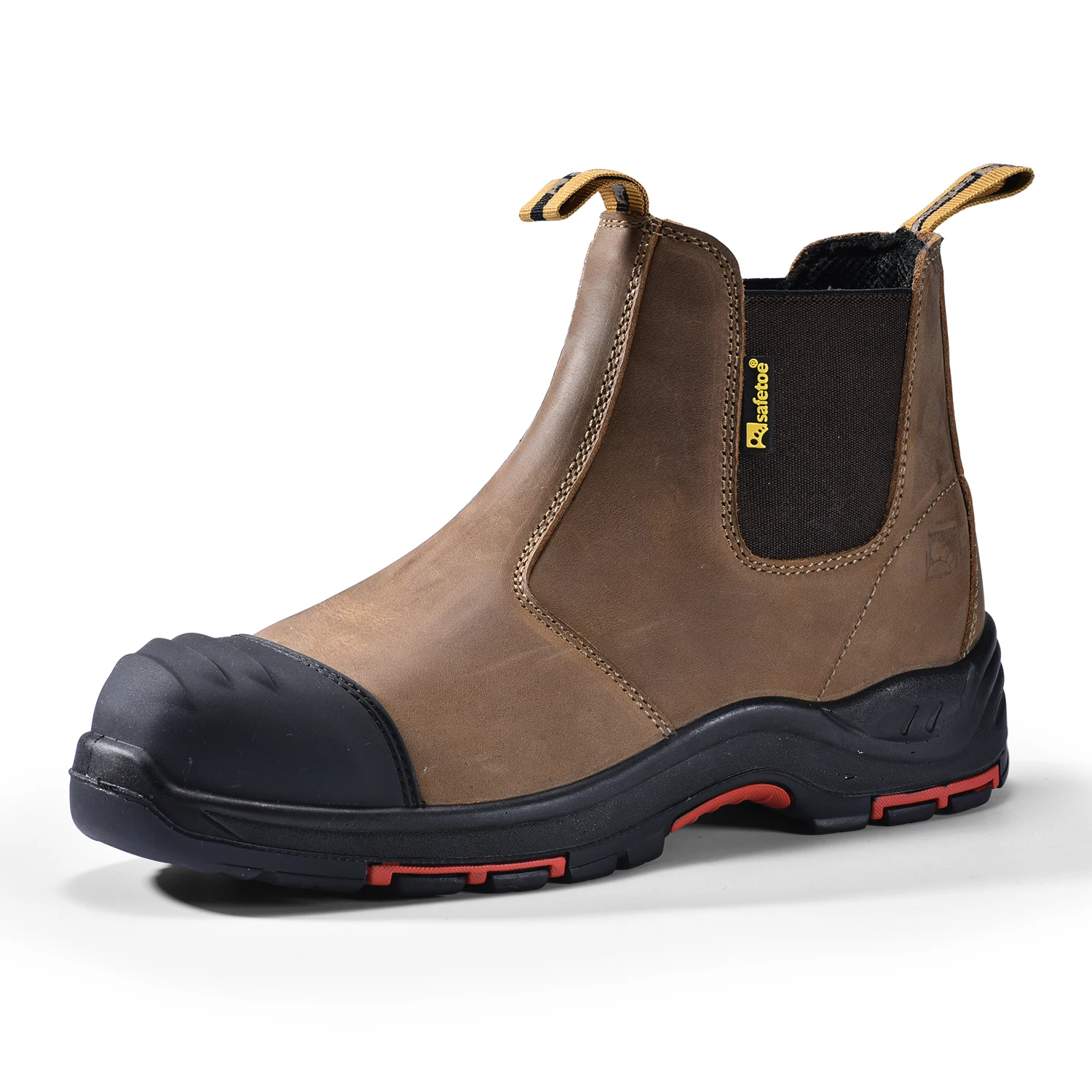 8025 Free Sock Slip On Site Steel Toe Cap Mens Work Boots Shoes Dealer Boots SAFETOE Water Resistant Safety Boots CE Quality Certified