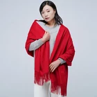 Shawl High Fashion 2021 New Product Double Sided Pashmina Shawl Spring Women Pashmina Shawl